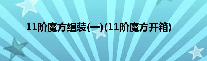 11階魔方組裝(一)(11階魔方開箱)