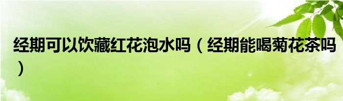 經(jīng)期可以飲藏紅花泡水嗎（經(jīng)期能喝菊花茶嗎）